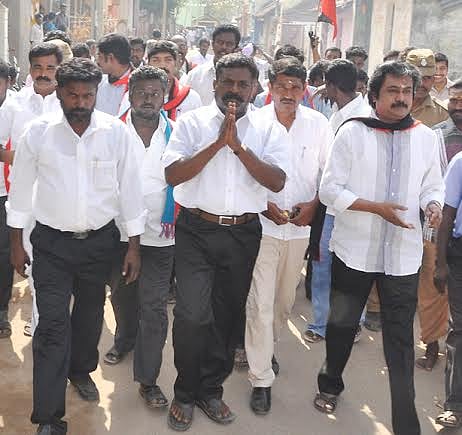 சிதம்பரம் தொகுதியில் திமுக கூட்டணிக்கு எதிராக அதிமுக, பாஜக ரகசிய உடன்பாடு வைத்துள்ளது: தொல்.திருமாவளவன்