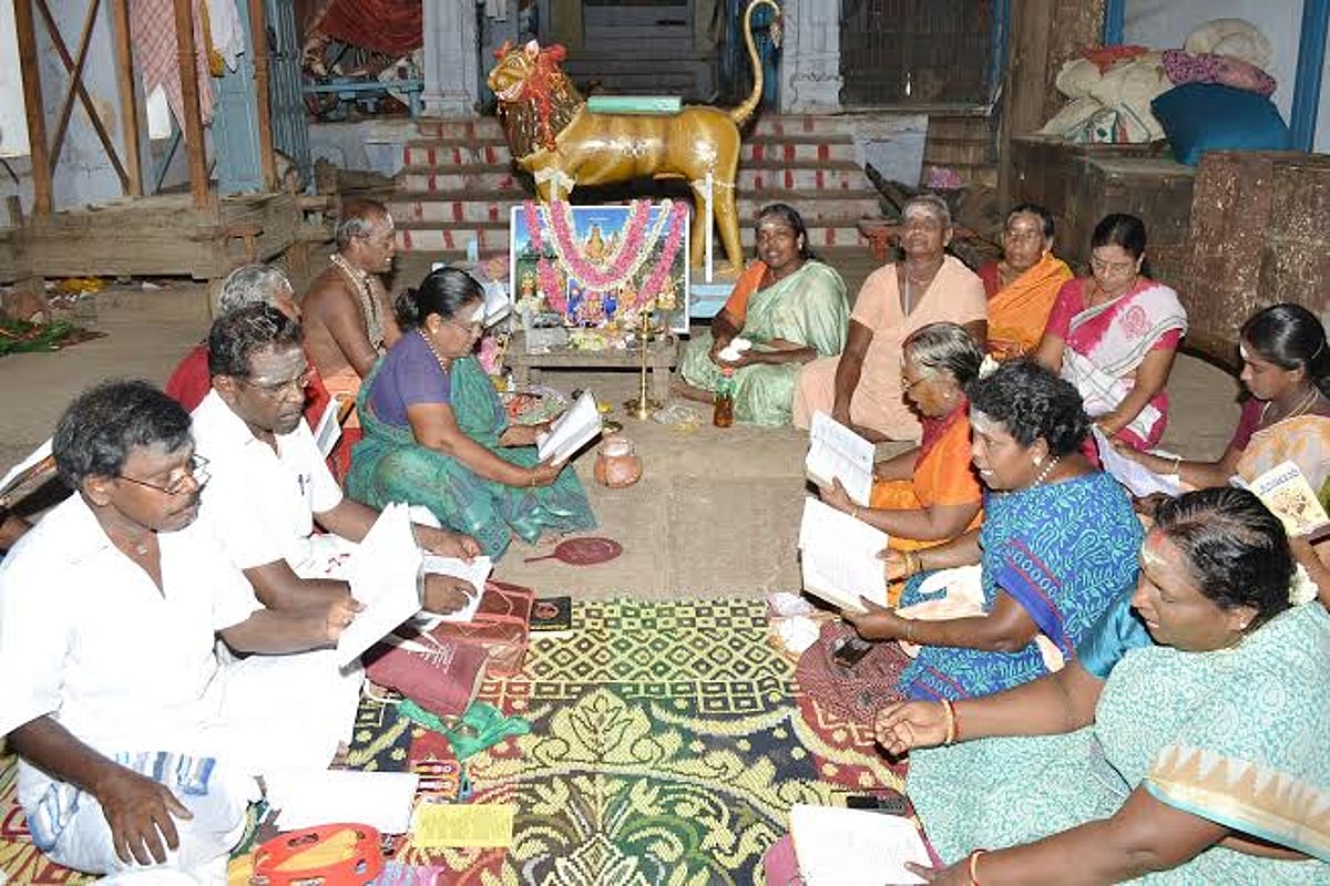 திருவரங்குளம் ஸ்ரீஅரங்குளநாதர் பெரியநாயகிஅம்பாள் கோயிலில் திருவாசக முற்றோதல் விழா தொடக்கம்