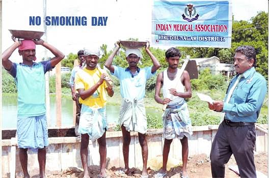 புகையிலை நோய்களால் அரசிற்கு ரூ.1 லட்சம் கோடி இழப்பு: ஐ.எம்.ஏ. செயலாளர்