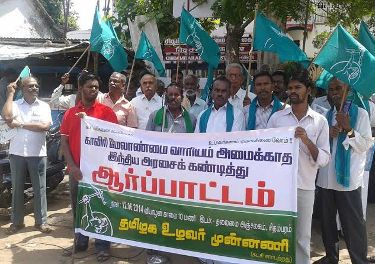 காவிரி பிரச்சனையில் தமிழக விவசாயிகள் அரசியல் அநாதையாக ஆக்கப்பட்டுள்ளனர்: கி.வெங்கட்ராமன்