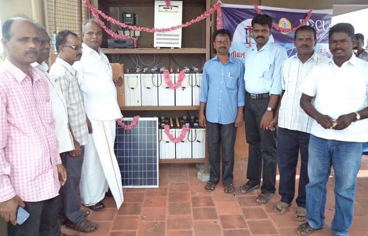 சிதம்பரம் அருகே வீட்டில் 3.5 கிலோவாட் சூரிய மின்சார உற்பத்தி துவக்கம்