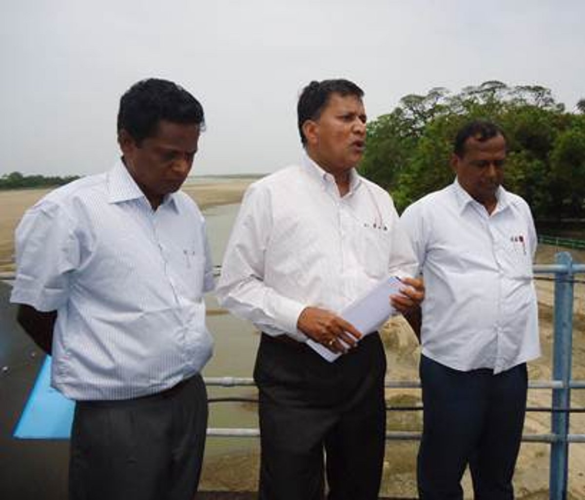 கீழணை, சேத்தியாத்தோப்பு அணைக்கட்டு பகுதியில் தலைமைப் பொறியாளர் ஆய்வு