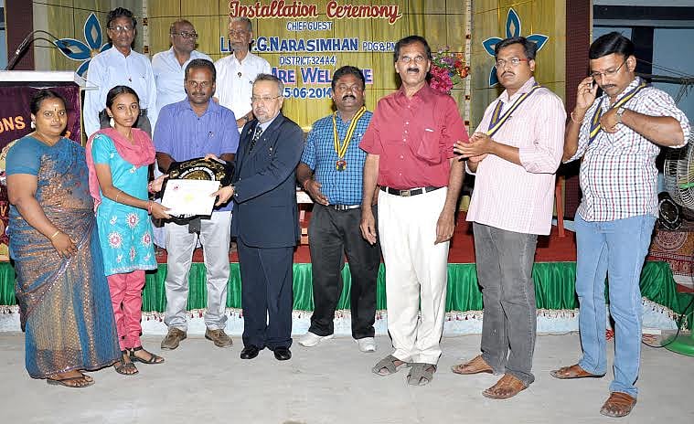 ஸ்ரீவிலி.யில் அரிமா சங்க புதிய நிர்வாகிகள் பதவியேற்பு விழா