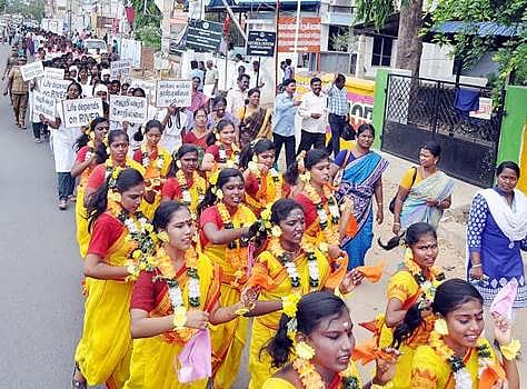 நெல்லையில் தாமிரவருணி பாதுகாப்பு விழிப்புணர்வுப் பேரணி