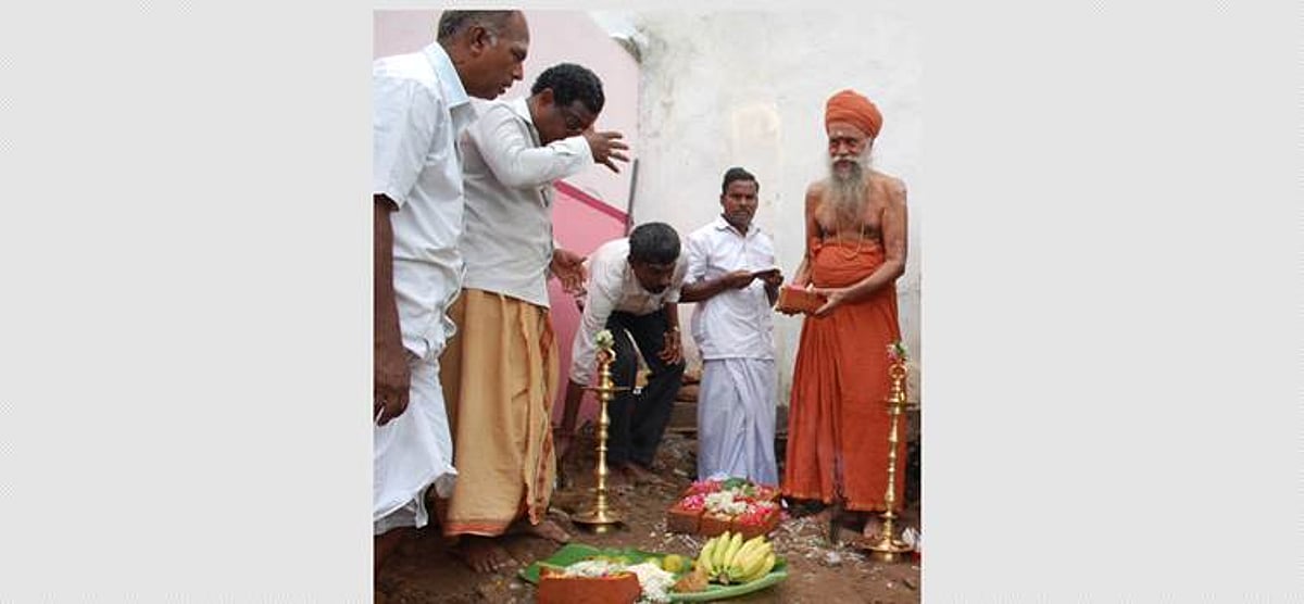 சிதம்பரம் திருப்பாற்கடல் தீர்த்தக்குள திருப்பணிக்கான பூமிபூஜை: 2 ஆதீனங்கள் பங்கேற்பு