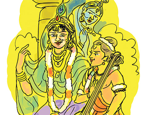 பாரிஜாத மரம் பூமிக்கு வந்த கதை!