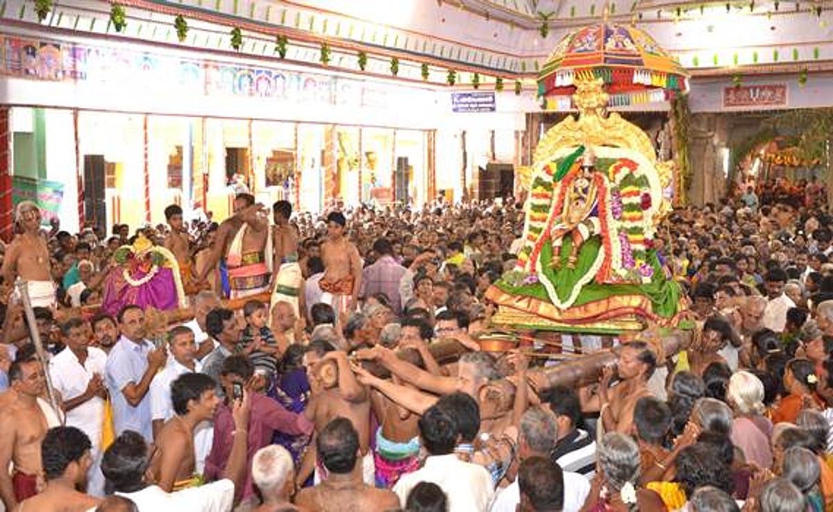 ஸ்ரீவிலி.யில் ஸ்ரீபெரியாழ்வார் மங்களாசாசனம் நிகழ்ச்சி