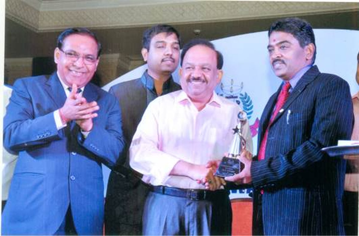 ஸ்ரீவில்லிபுத்தூர் டாக்டருக்கு ஐ.எம்.ஏ. தேசிய விருது