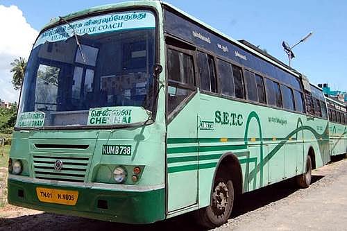 கடலூரில் விபத்து இழப்பீடுத் தொகை வழங்காத அரசு பேருந்து ஜப்தி