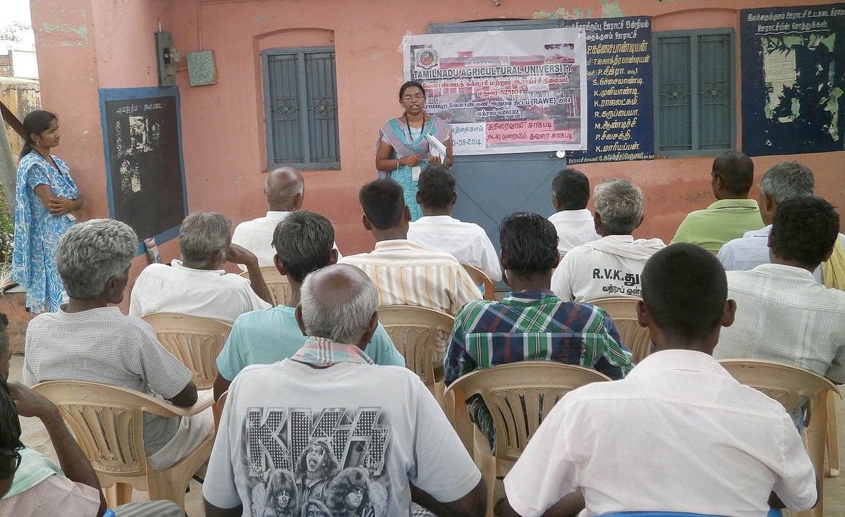 வத்திராயிருப்பு வட்டார விவசாயிகளுக்கு பயிற்சி முகாம்