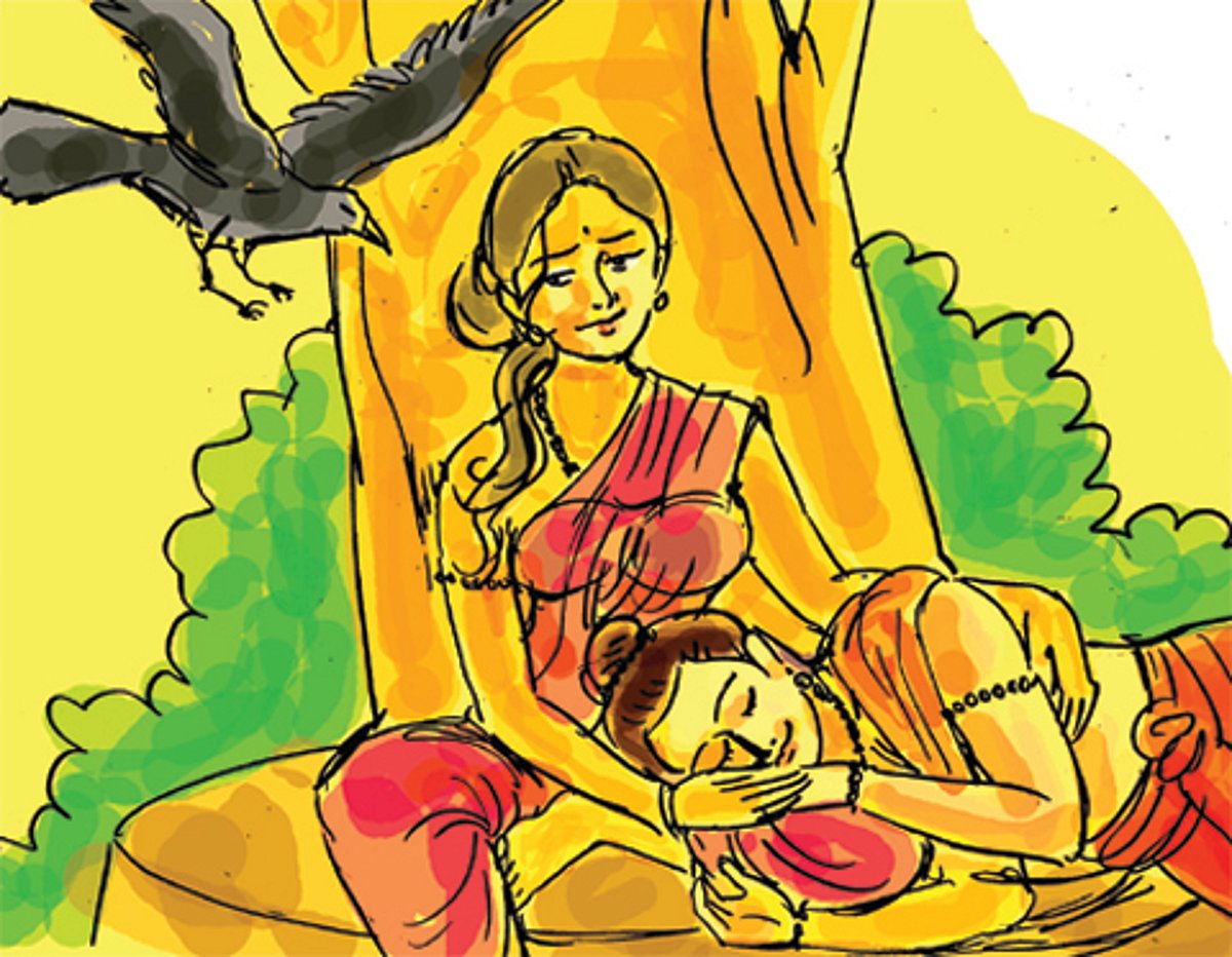 காகத்திற்குக் கண்ணளித்த வரலாறு!