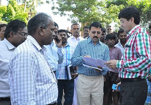 ஸ்ரீவில்லிபுத்தூர் பேரூராட்சி பகுதியில் டெங்கு பாதிப்பு குறித்து இயக்குநர் ஆய்வு