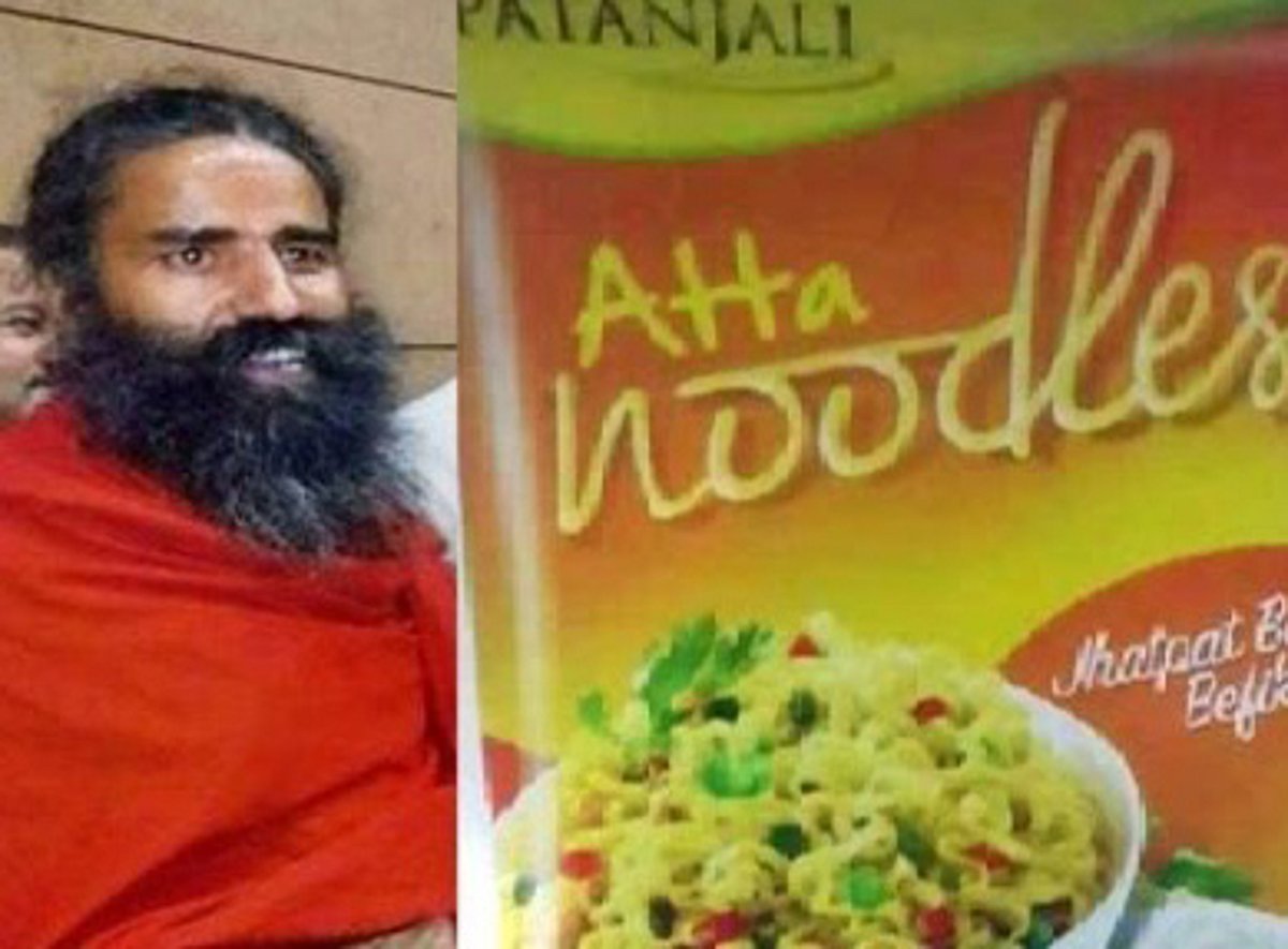 பதாஞ்சலி நூடூல்ஸ்- மேகிக்கு போட்டியாக பாபா ராம்தேவ் அறிமுகம்