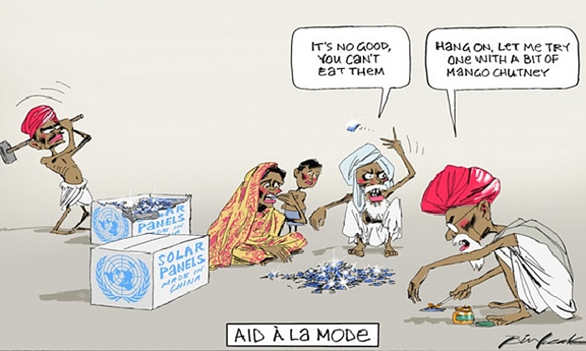 பருவநிலை மாநாட்டில் இந்தியாவின் நிலை: இனவிரோத கார்டூன் வெளியிட்ட ஆஸ்திரேலிய நாளிதழ்