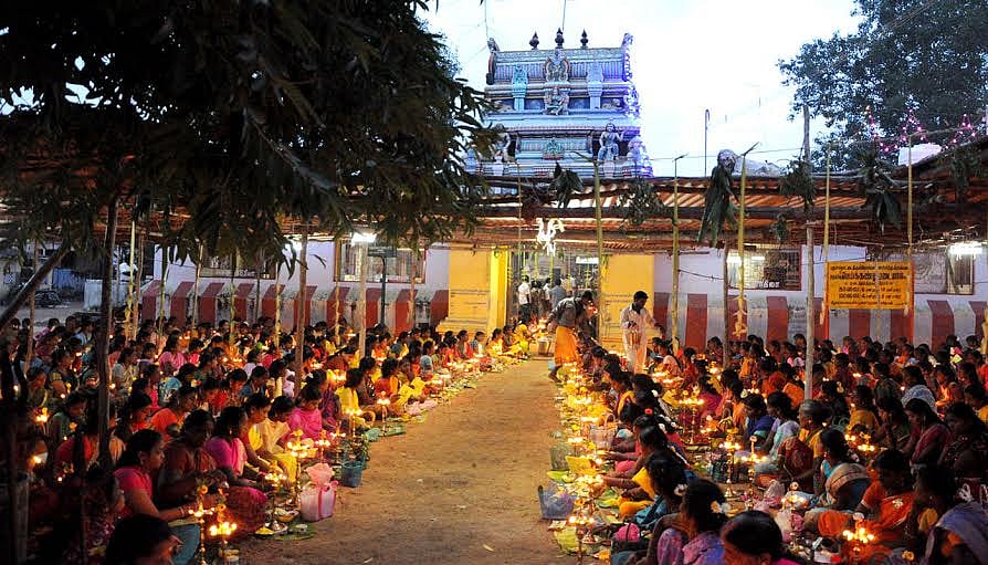 விராலிமலையில் மார்கழி மாத 2001- மகாகுத்துவிளக்கு பூஜை 