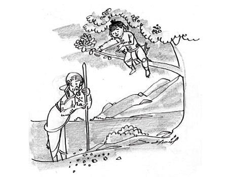 சுட்ட பழமும் சுடாத பழமும்