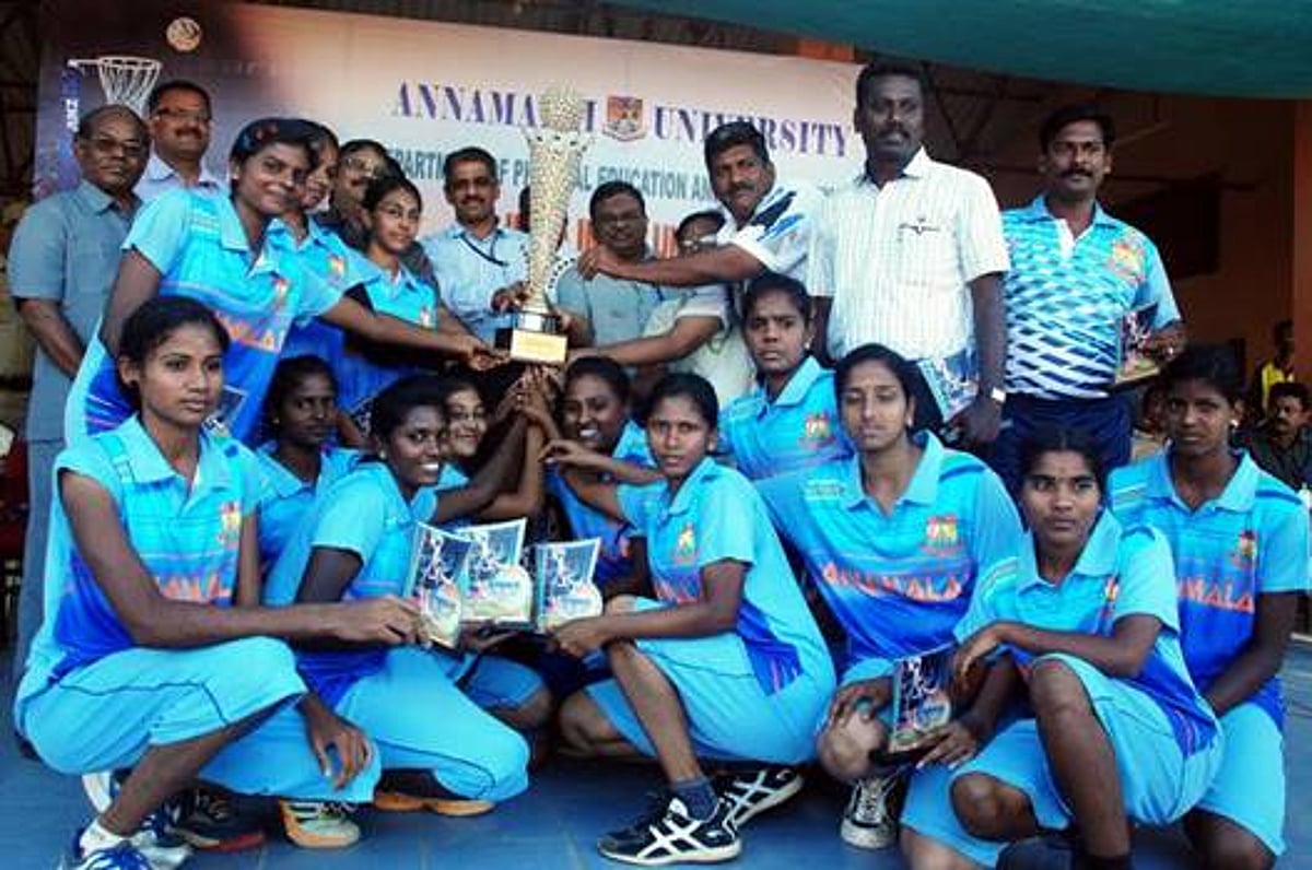 இந்திய பல்கலைக்கு இடையேயான நெட்பால் போட்டி: அண்ணாமலைப் பல்கலை. முதலிடம்