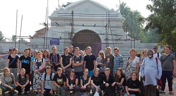 தரங்கம்பாடியில் டென்மார்க் மாணவர்களின் கலாச்சார சுற்றுலா 