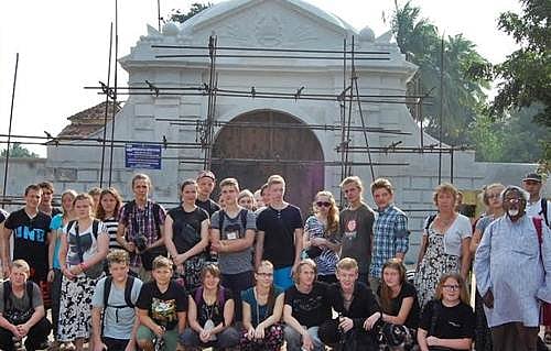 தரங்கம்பாடியில் டென்மார்க் மாணவர்களின் கலாச்சார சுற்றுலா 