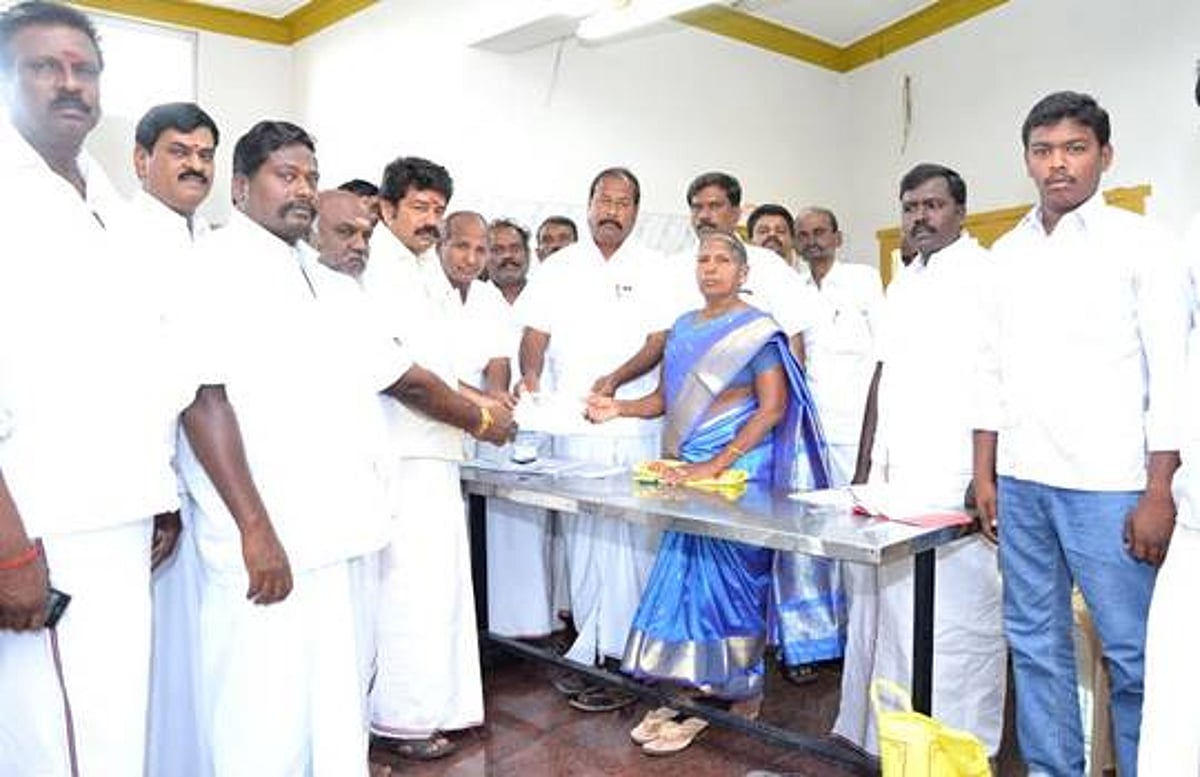 ஸ்ரீவில்லிபுத்தூரில் அதிமுக நகர ஒன்றிய, பேரூராட்சி பொறுப்பாளர்களுக்கான அமைப்புத் தேர்தல்