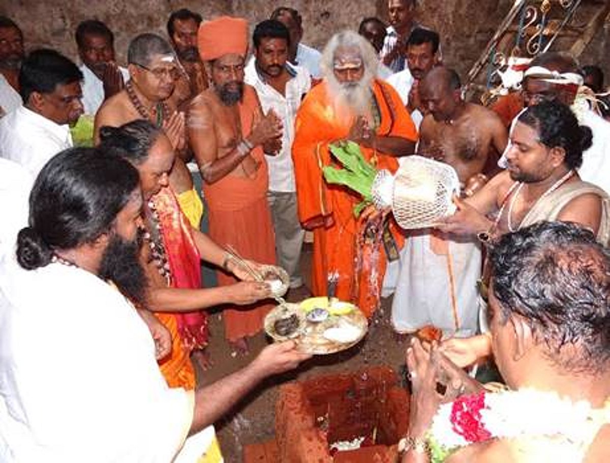 அருள்மிகு சிவாகமசுந்தரி சமேதர் ஸ்ரீசிதம்பரேஸ்வரர் ஆலயத்துக்கான அடிக்கல் நாட்டுவிழா