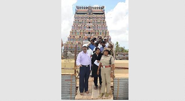 நடராஜர் கோயில் கும்பாபிஷேகம்: முன்னேற்பாடுகள் குறித்து மாவட்ட ஆட்சியர், போலீஸ் சூப்ரண்டன்ட் ஆய்வு