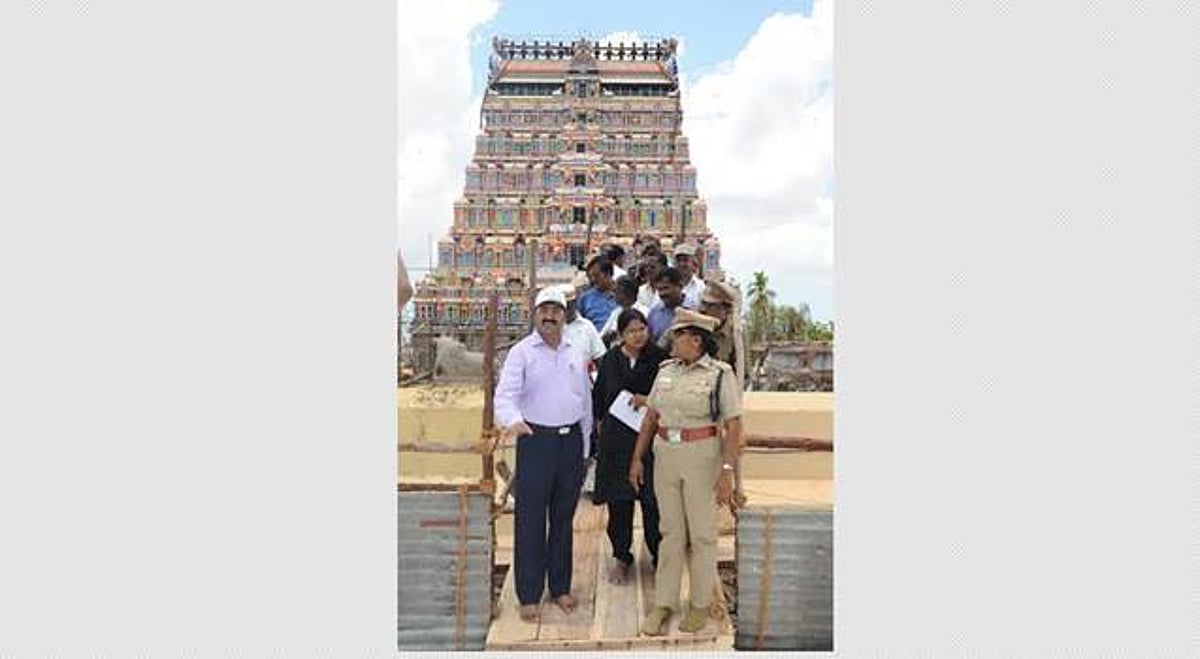 நடராஜர் கோயில் கும்பாபிஷேகம்: முன்னேற்பாடுகள் குறித்து மாவட்ட ஆட்சியர், போலீஸ் சூப்ரண்டன்ட் ஆய்வு