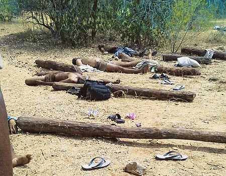 திருவண்ணாமலையில் பதற்றம்: இறந்தவர்களின் உடல்களோடு பொதுமக்கள் சாலை மறியல் 