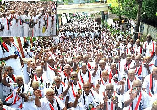 சொத்துக் குவிப்பு வழக்கில் ஜெயலலிதா விடுதலை: அமைச்சர் விஜயபாஸ்கர் தலைமையில்  2000 பேர் மொட்டை அடித்து வழிபாடு 