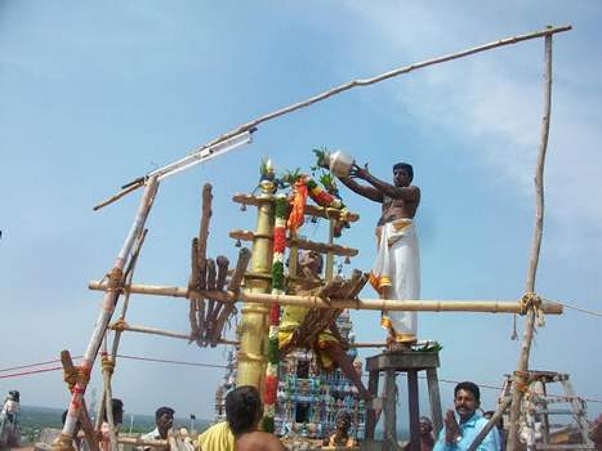 விராலிமலை சுப்பிரமணியர் கோயில் வைகாசி விசாக திருவிழா கொடியேற்றத்துடன் தெடங்கியது