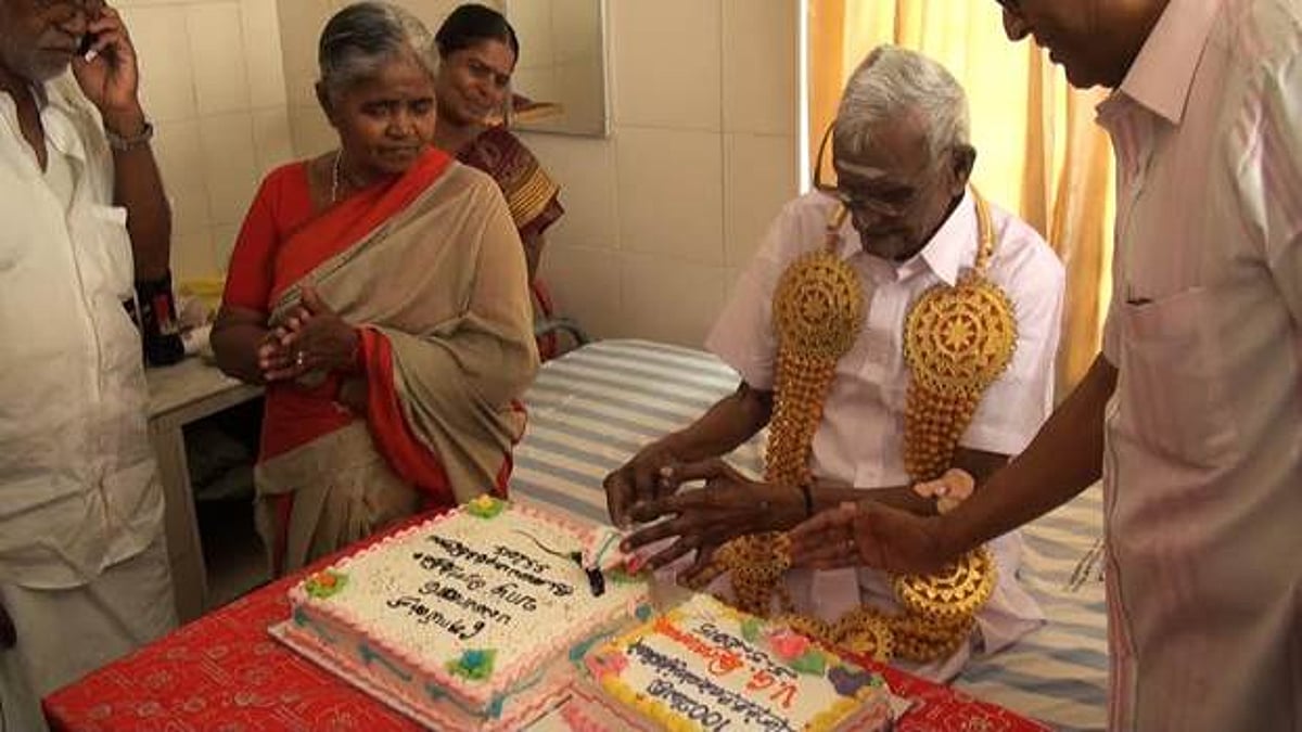 விருதுநகரில் 100-வது பிறந்த நாள் கொண்டாடிய சுதந்திர போராட்ட தியாகி