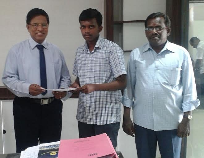 ஸ்ரீவில்லிபுத்தூர் லயன்ஸ் பள்ளி மாணவர் மாவட்ட அளவில் 2-ம் இடம்