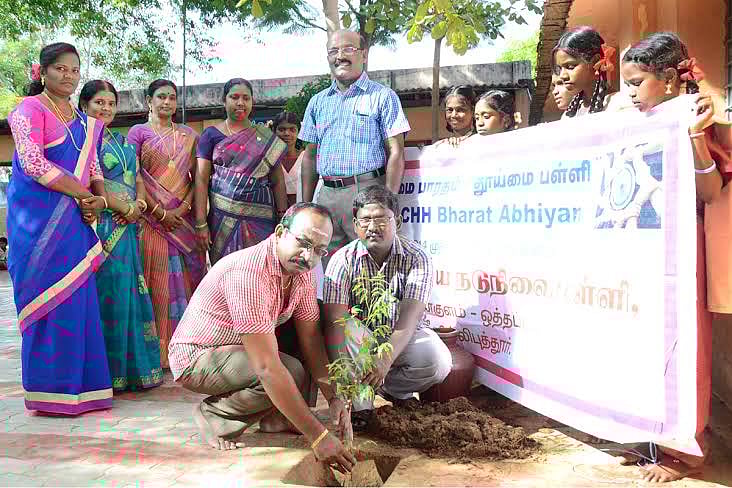 ஸ்ரீவில்லிபுத்தூர்: ஊராட்சி ஒன்றிய பள்ளியில் சுதந்திரதின விழா