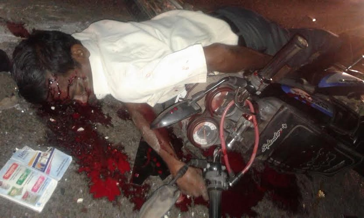 லாரி மோதிய விபத்து: கால்நடை உதவி மருத்துவர் சாவு