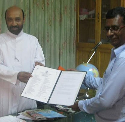 கேரளா பள்ளியுடன் கலசலிங்கம் பல்கலை. புரிந்துணர்வு ஒப்பந்தம்