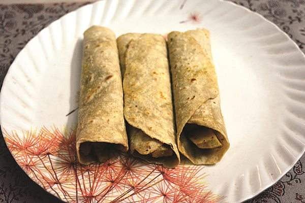 பனீர் சப்பாத்தி ரோல்