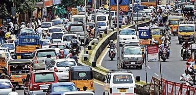 சென்னையில் கடும் போக்குவரத்து நெரிசல்!