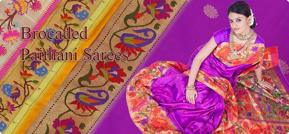 மகாராஷ்டிரத்து பைத்தானி கைத்தறிப் பட்டுப்புடவைகள்!