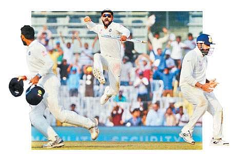 ஜடேஜா 7வி/48: இந்தியா இன்னிங்ஸ் வெற்றி: 4-0 என தொடரைக் கைப்பற்றியது