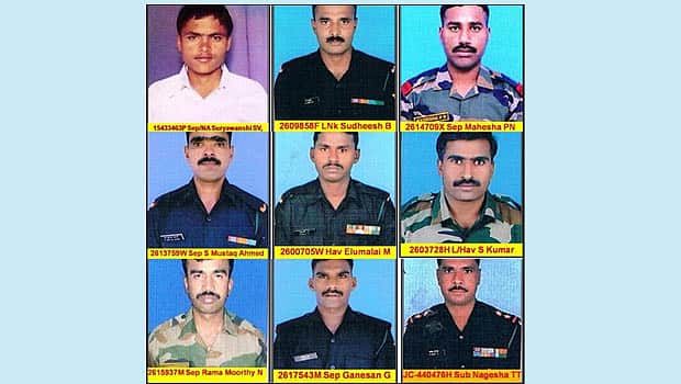 கடுமையான பனிப் பொழிவு: ராணுவ வீரர் உடல்களை கொண்டு வருவதில் தாமதம்