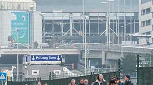 பெல்ஜியம்: தற்கொலைப் படைத் தாக்குதல், குண்டு வெடிப்பில் 34 பேர் பலி