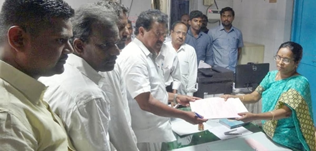 திருக்கோவிலூர் தொகுதியில் க.பொன்முடி வேட்புமனு தாக்கல்