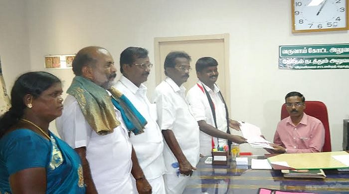 விராலிமலை தொகுதியில் அமைச்சர் விஜயபாஸ்கர் வேட்புமனு தாக்கல்