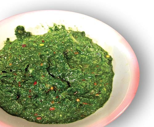 முளைக்கீரை  மசியல்