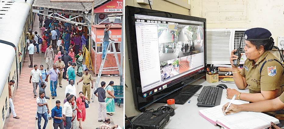 மின்சார ரயில்களில் இனி பகலிலும் பாதுகாப்பு...!