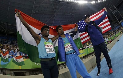 பாராலிம்பிக்  போட்டி: தங்கம் வென்றார் தமிழக வீரர் மாரியப்பன் தங்கவேலு!