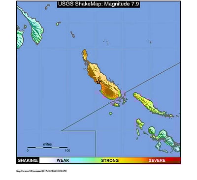 பப்புவா நியூ கினியா தீவுப்பகுதிகளில் பயங்கர நிலநடுக்கம்: சுனாமி அபாயம்? 
