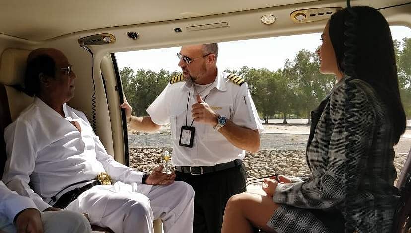 2.0: துபையில் ரஜினி, ஷங்கர், ரஹ்மான், ஏமி ஜாக்சன் (படங்கள்)