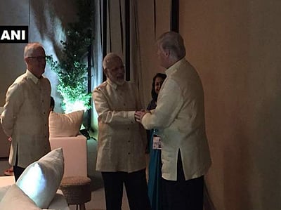 டிரம்ப் உள்ளிட்ட உலக தலைவர்களுடன் பிரதமர் மோடி சந்திப்பு!