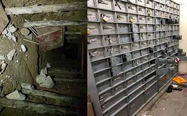 திரைப்பட பாணியில் சுரங்கப்பாதை தோண்டி வங்கி லாக்கர்கள் உடைப்பு: ரூ.40 லட்சம் மதிப்புள்ள பொருட்கள் கொள்ளை!